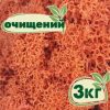 Очищенный стабилизированный мох ягель Nordic moss Сиена 3 кг