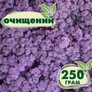 Очищенный стабилизированный мох ягель Nordic moss Эрика 250 грамм