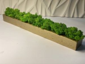 Стабилизированный мох в кашпо moss decor A7Studio