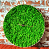 Часы настенные со стабилизированным мхом Woodhouse Clock Sequoia декор для дома офиса 45 см