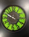 Часы со стабилизированным мхом салатовый 30 см