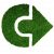 Стабилизированный мох SO Green Логотип 1м² (005)