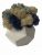Кашпо из бетона Stone Product Pentagon с голубым, синим и белым мхом 80 х 70 мм Белое