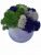 Кашпо из бетона Stone Product Sphere с салатовым, фиолетовым и белым мхом 80 х 65 мм Бело-лавандовое