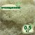 Очищенный стабилизированный мох ягель Nordic moss Натуральный белый 0,5 кг