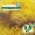 Очищенный стабилизированный мох ягель Nordic moss Желтый лимонный 0,5 кг