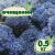 Очищенный стабилизированный мох ягель Nordic moss Синий лазурный 0,5 кг