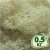 Стабилизированный мох ягель Nordic moss Натуральный белый 0,5 кг