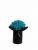 Стабилизированный мох вазон Reindeer Moss b/222/01/850/10 черный голубой