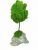 Стабилизированный мох дерево Reindeer Moss b/51/05/500/18 зеленый