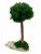 Стабилизированный мох дерево Reindeer Moss b/31/05/500/25 темно зеленый