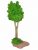 Стабилизированный мох дерево Reindeer Moss b/51/05/500/29 зеленый