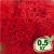 Стабилизированный мох ягель Nordic moss Красный 0,5 кг