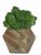 Стабилизированный мох вазон Reindeer Moss b/093/01/700/9 зеленый коричневый