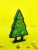 Декор елочка со стабилизированным мхом WoodHouse Christmas tree black зеленый деревянная елка