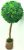Дерево из стабилизированного мха SO Green в деревянном горшке двухцветное 50 см (00650)