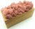 Стабилизированный мох SO Green Соу Грин розовый в деревянном горшке 20×8 см (00362)